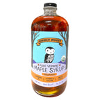 Bottle of Maple Syrup - One Quart Glass Bottle of Organic Maple Syrup 32 oz