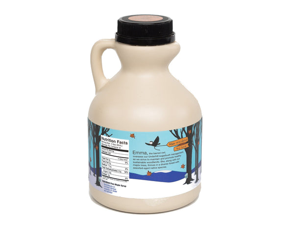 Pure Organic Vermont Maple Syrup - Pint Jug  - 16 ounces