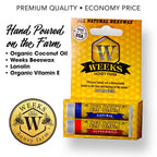 Beeswax Lip Balm | Singles, Twin Packs & Cases | Weeks Honey Farm