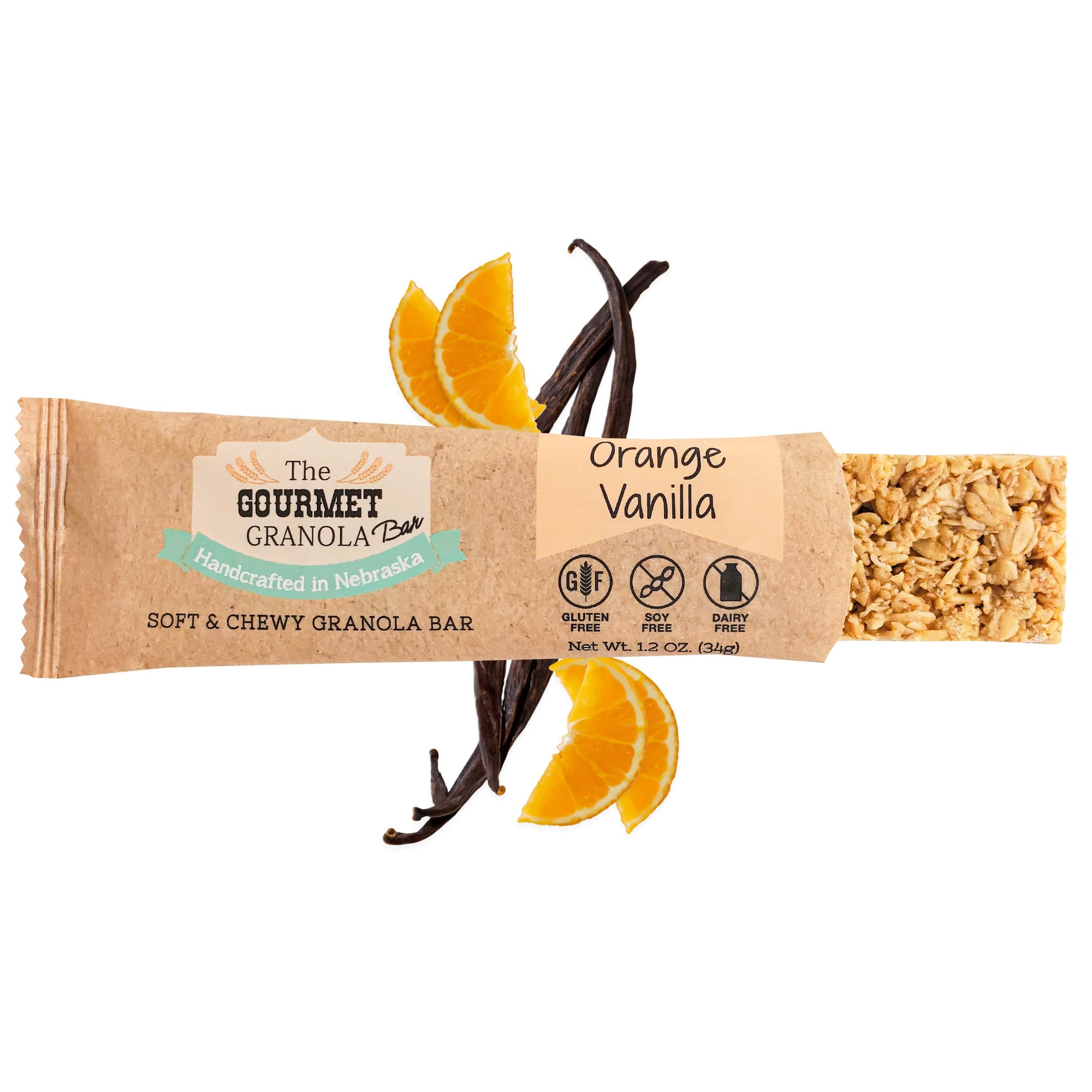 Orange Vanilla (Orange Cardamom) Granola Bars