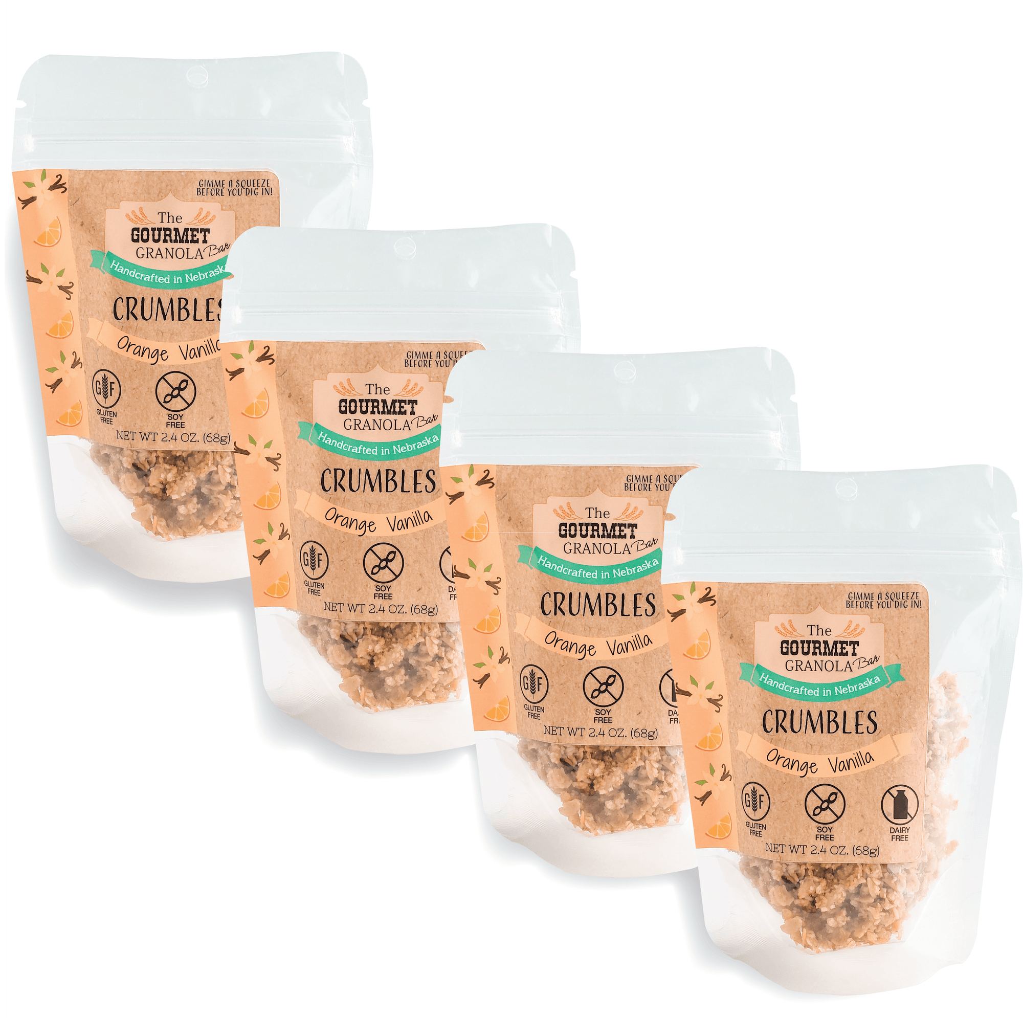 Orange Vanilla (Orange Cardamom) Crumbles