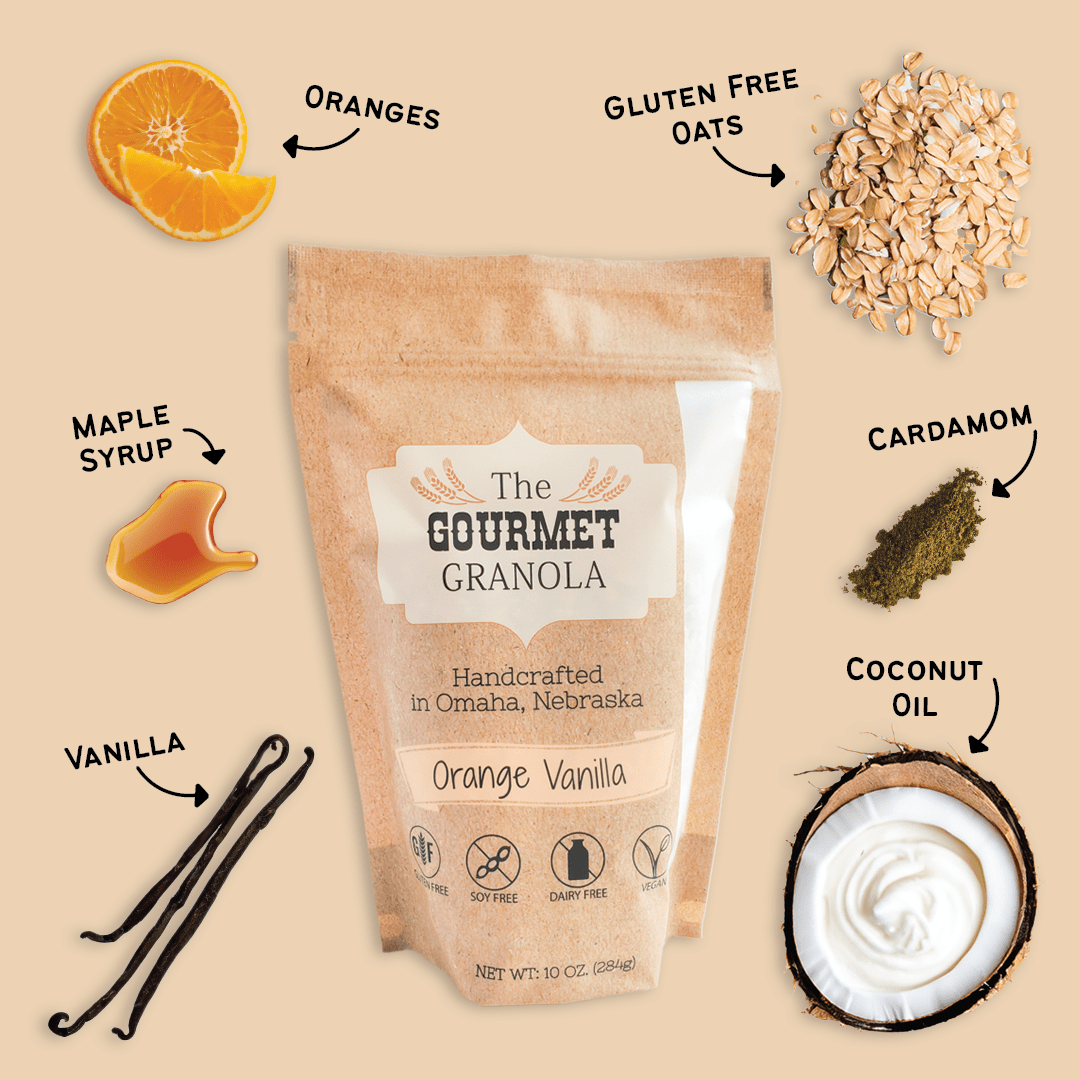 Orange Vanilla (Orange Cardamom) Granola