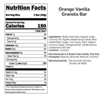 Orange Vanilla (Orange Cardamom) Granola Bars