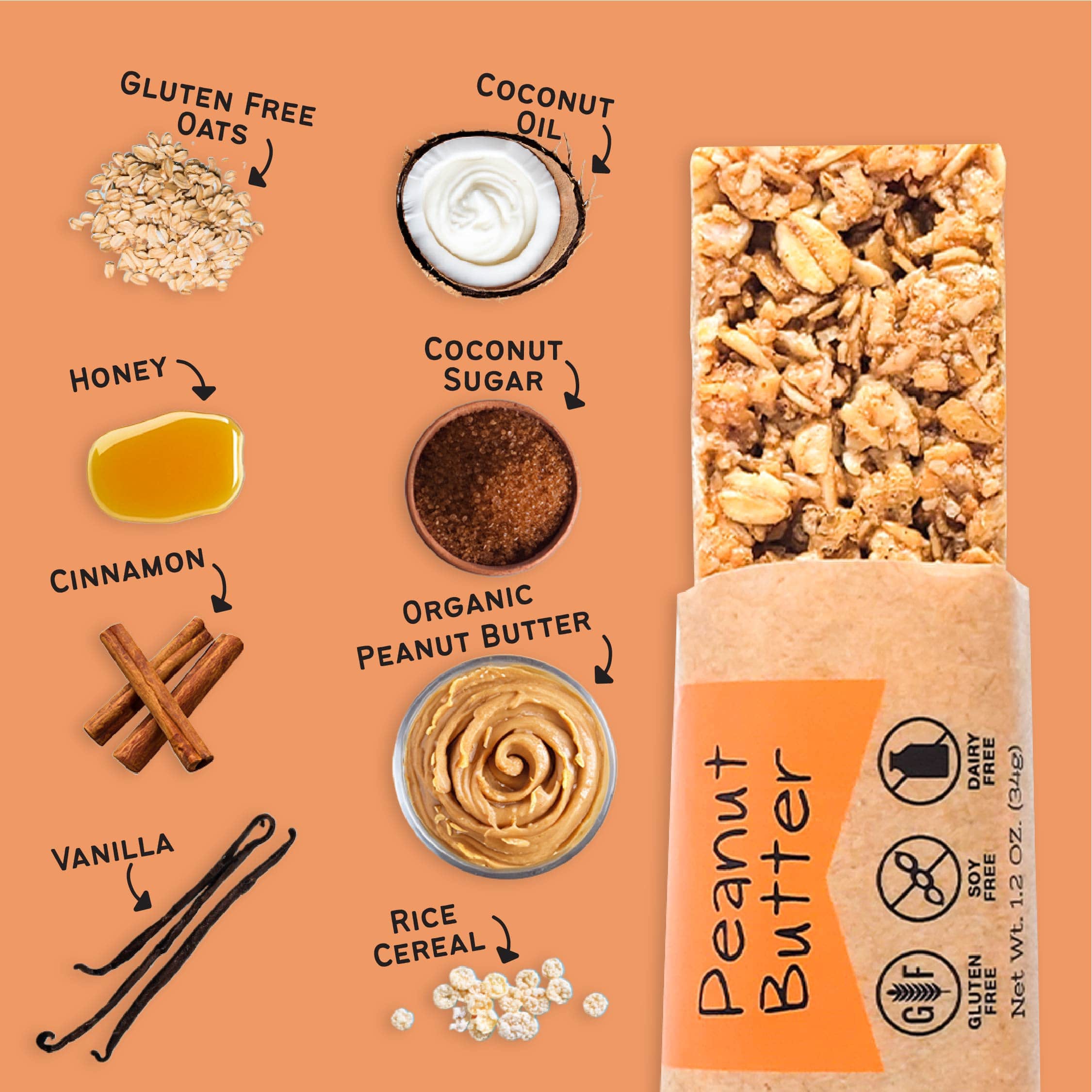 Peanut Butter Granola Bars
