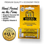 Beeswax Lip Balm | Singles, Twin Packs & Cases | Weeks Honey Farm