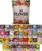 Wildflower, Perennial, & Annual Flower Seed Kit | 35 Variety Pack