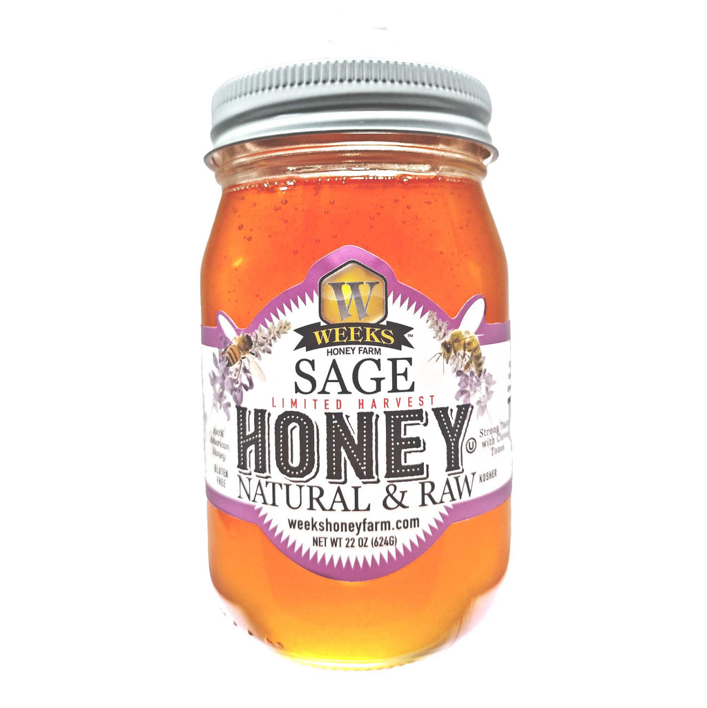Raw Sage Honey | Rare California Wild Sage Blossom | Weeks Honey Farm