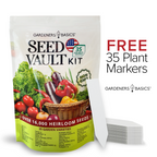 Vegetable Seed Vault Kit | 35 Variety Pack