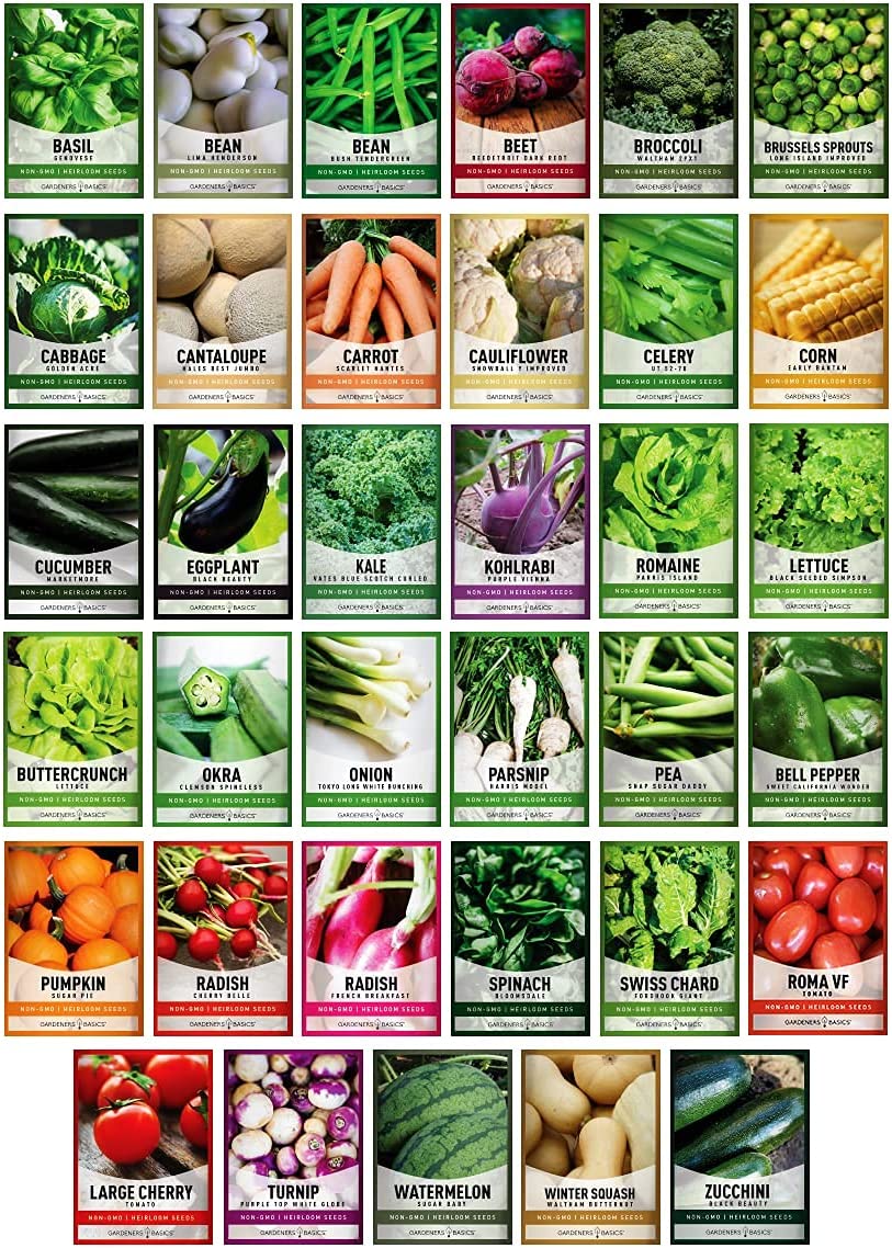 Ultimate Survival Seed Kit: 140 Varieties for Self-Sufficient Gardens & Food Storage