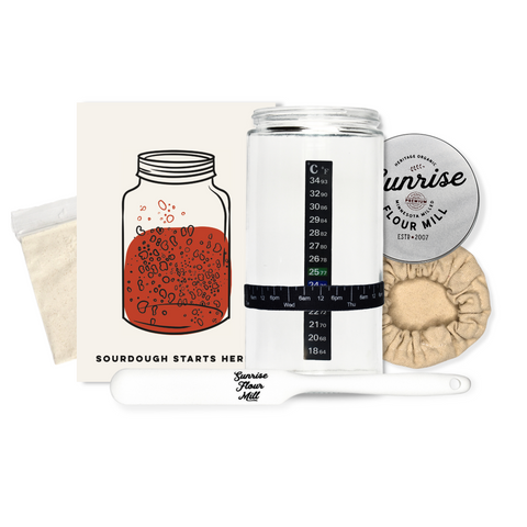 Sourdough Starter Kit with Jar and Heritage Sourdough Starter