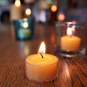 Pure Beeswax Tea Light Candles