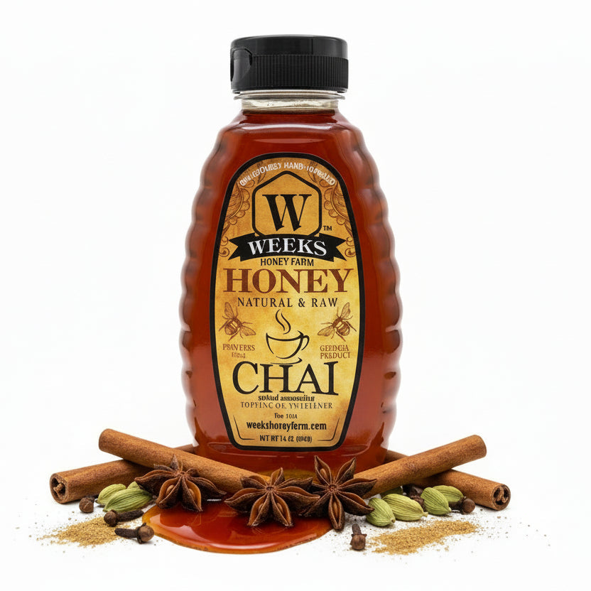 Raw Chai-Spiced Honey | Weeks Honey Farm