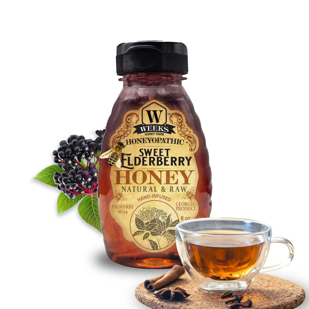 Raw Infused Honey Sampler: 5 Flavors | Weeks Honey Farm