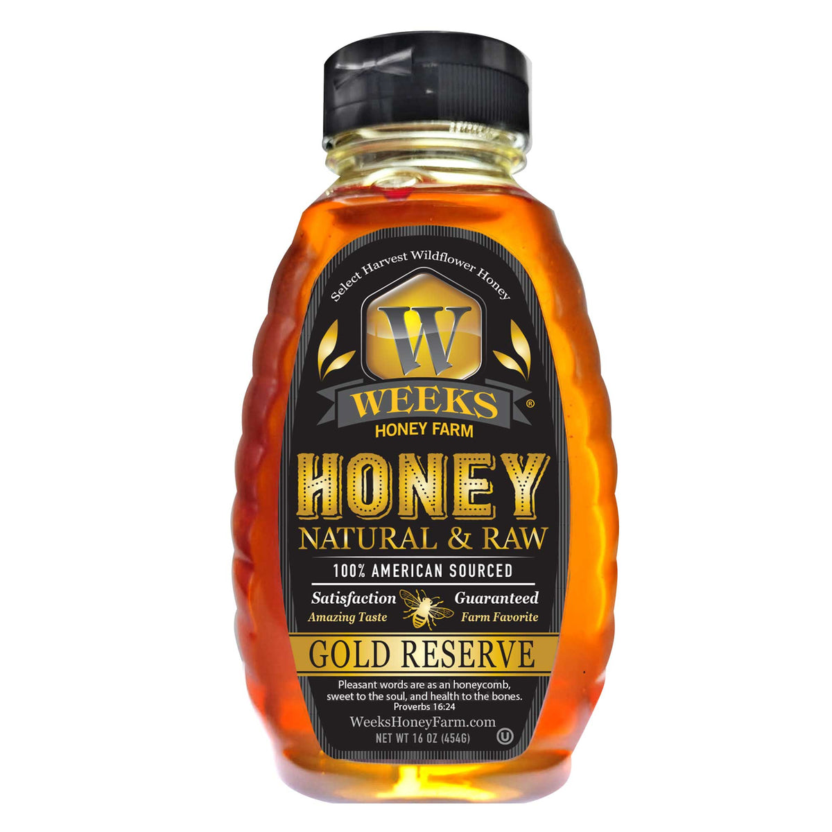 Weeks Gold Reserve Honey — Special Edition Raw Georgia Honey | Weeks Honey Farm