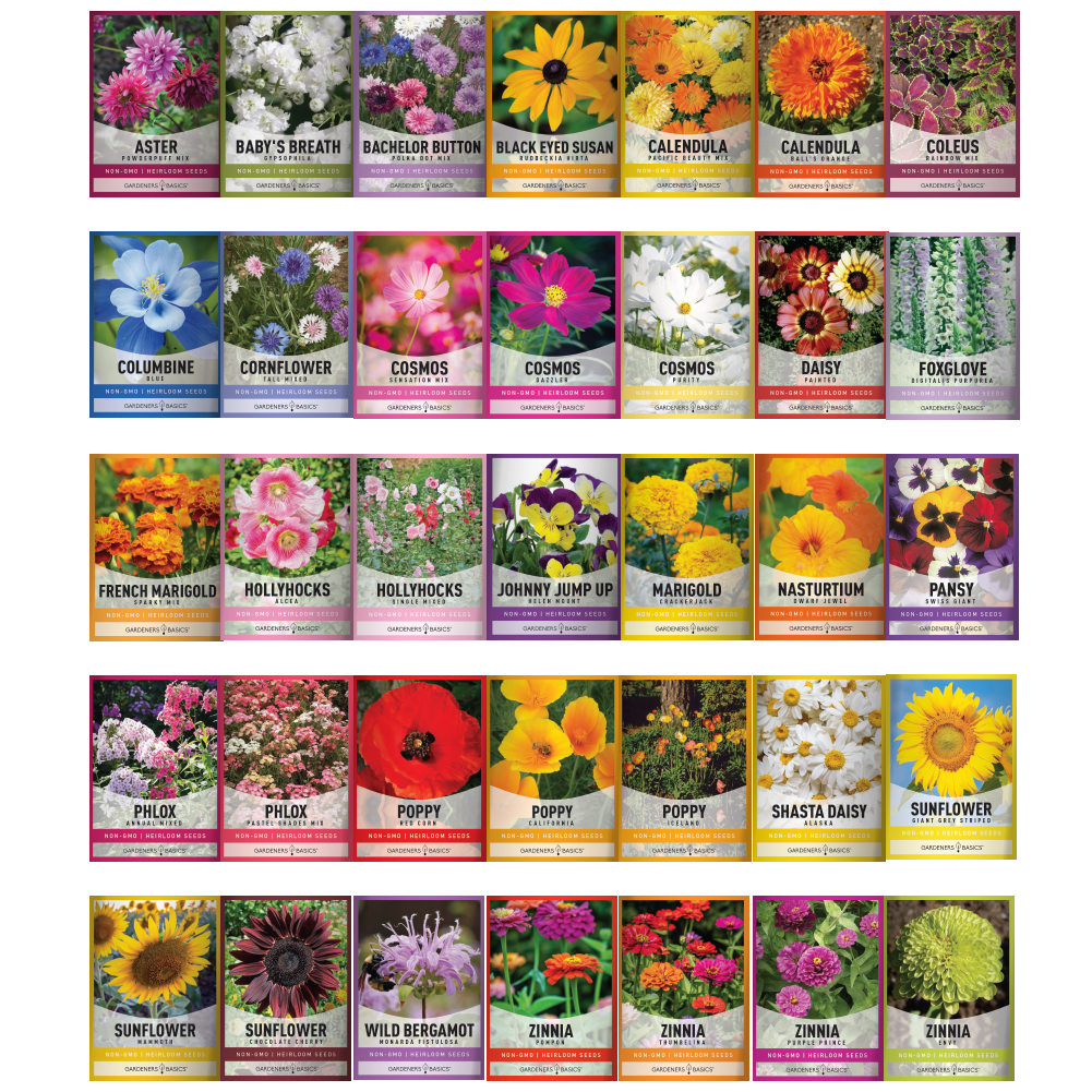 annual and perennial wildflower seeds Wildflower, Perennial, Annual Flower Seed Kit
