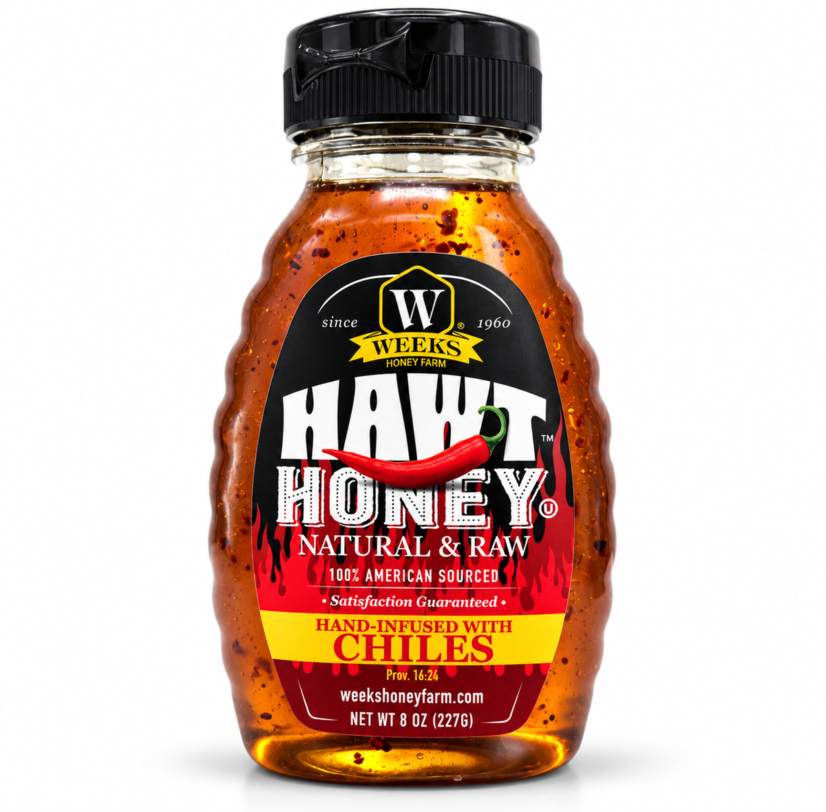 HAWT Hot Honey | Raw Honey Infused with Chiles