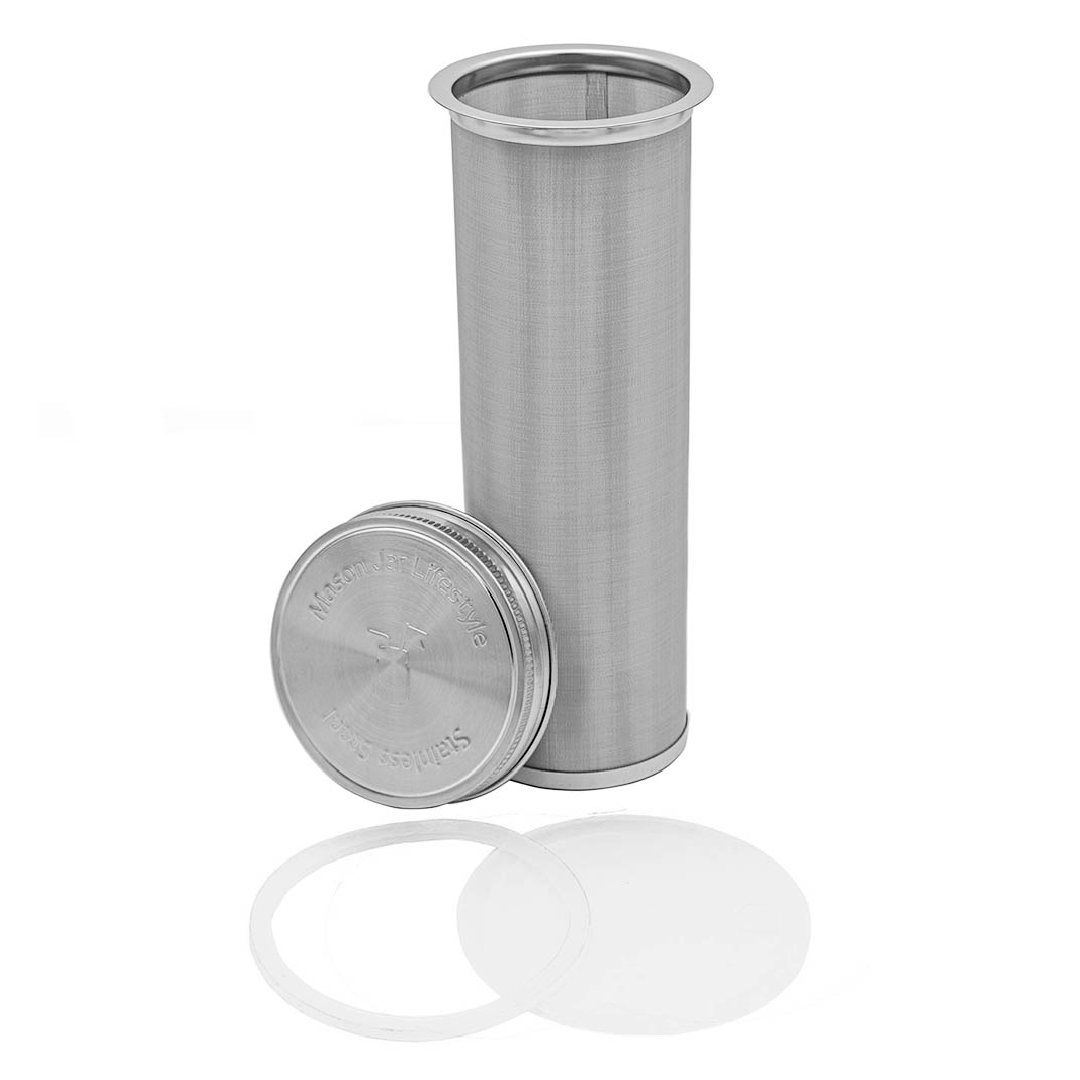 Half Gallon Cold Brew Coffee and Tea Maker Stainless Steel Filter Kit