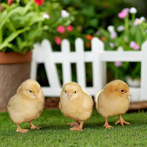Buff Orpington Chicks – Buy 10 + 5 Bonus Free (15 All-Female, Shipping Included)
