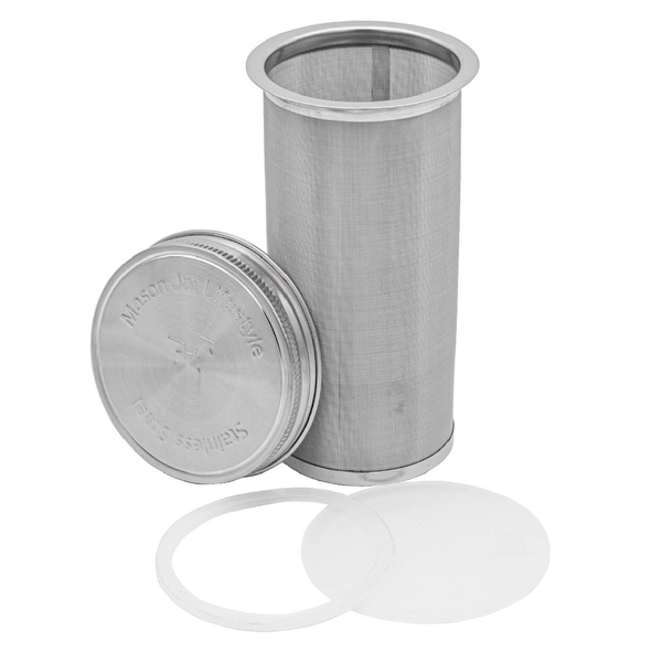 Half Gallon Cold Brew Coffee and Tea Maker Stainless Steel Filter Kit