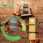 Farmight Automatic Chicken Coop Door, Aluminum