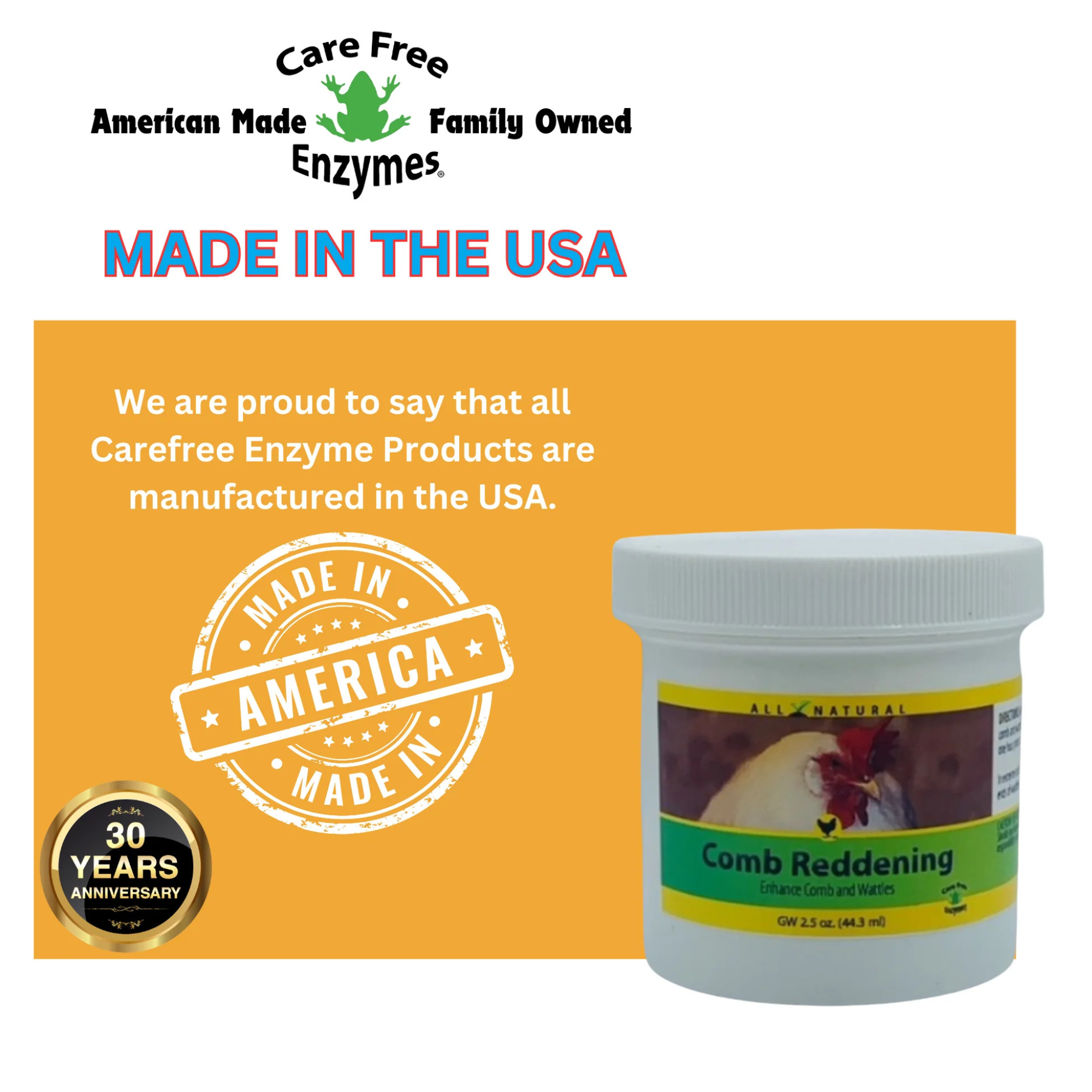 Comb & Wattle Reddening Ointment for Show Chickens, 2.5 oz