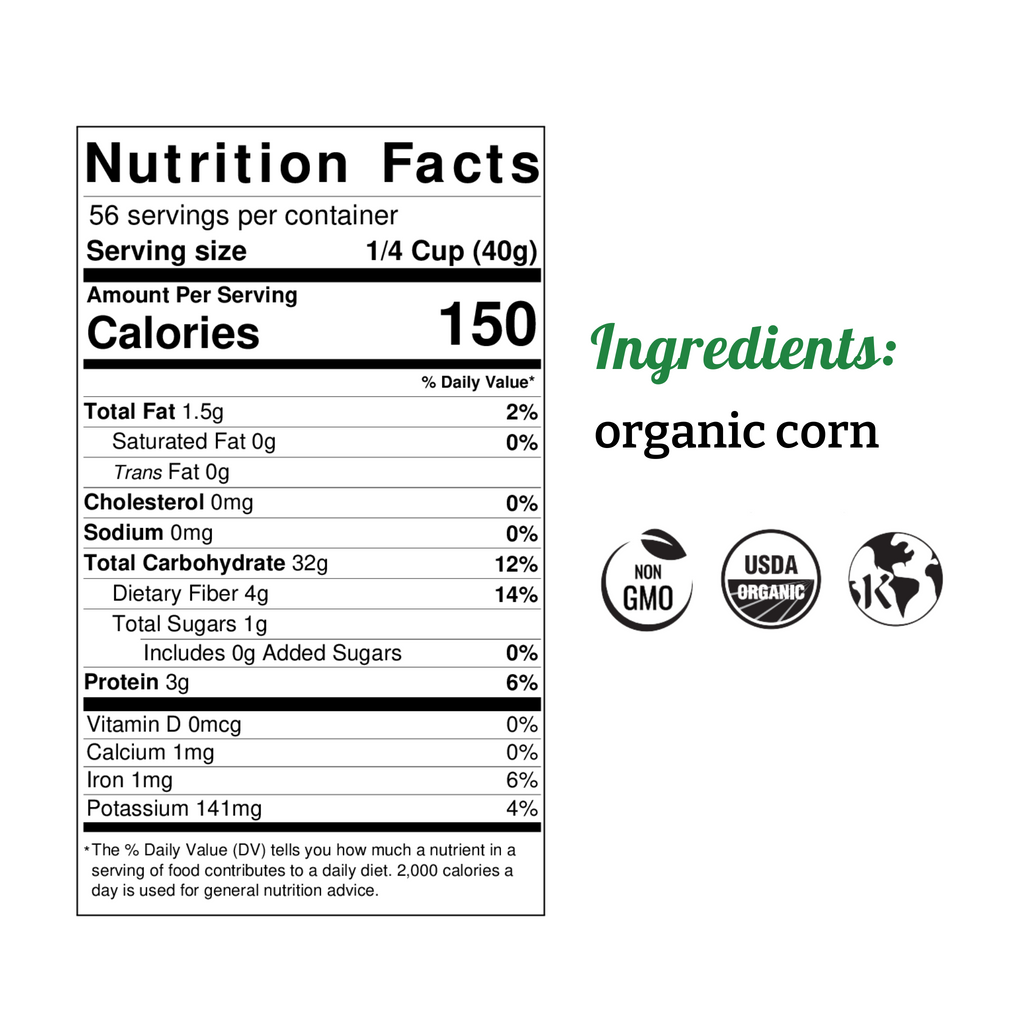 Organic Fine Cornmeal