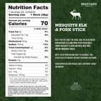 Elk Mesquite Meat Sticks