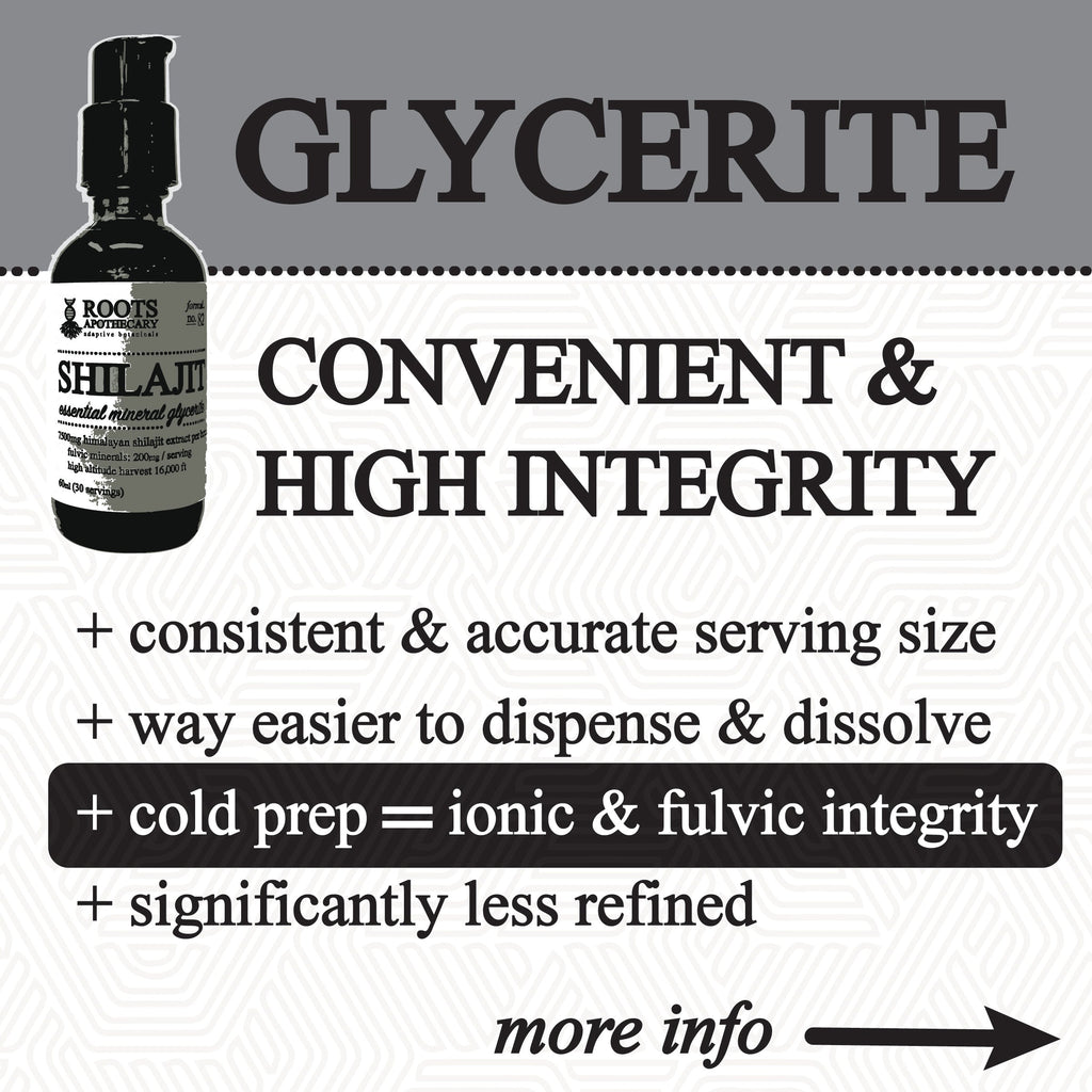 shilajit glycerite (60ml)