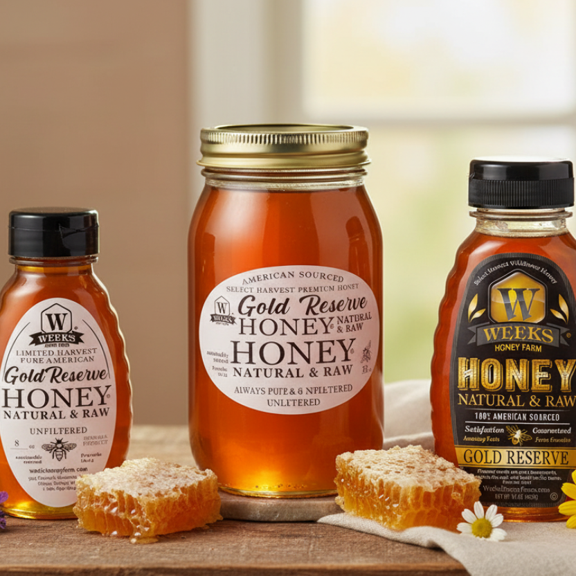 Weeks Gold Reserve Honey — Special Edition Raw Georgia Honey | Weeks Honey Farm