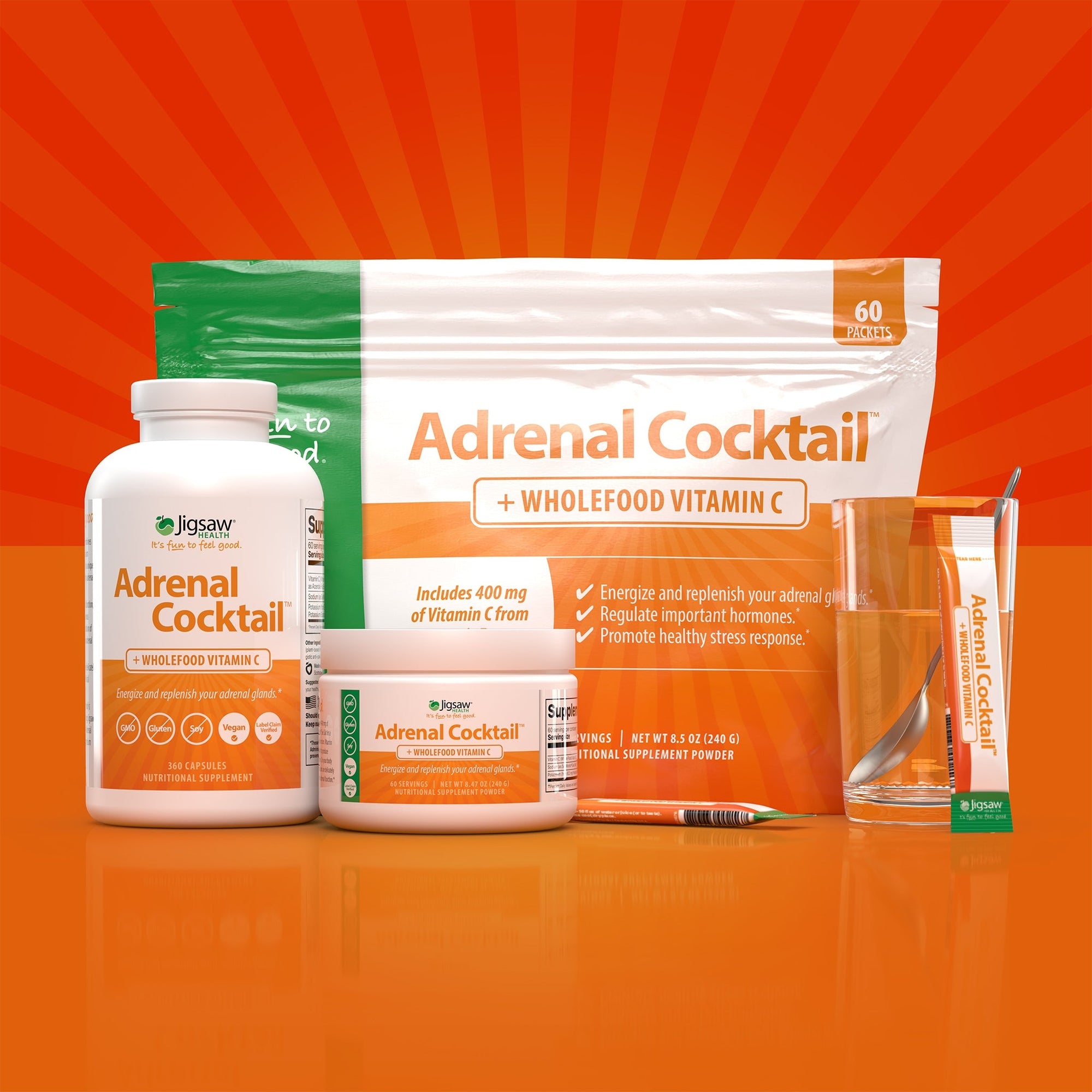 Jigsaw Adrenal Cocktail™ + Wholefood Vitamin C