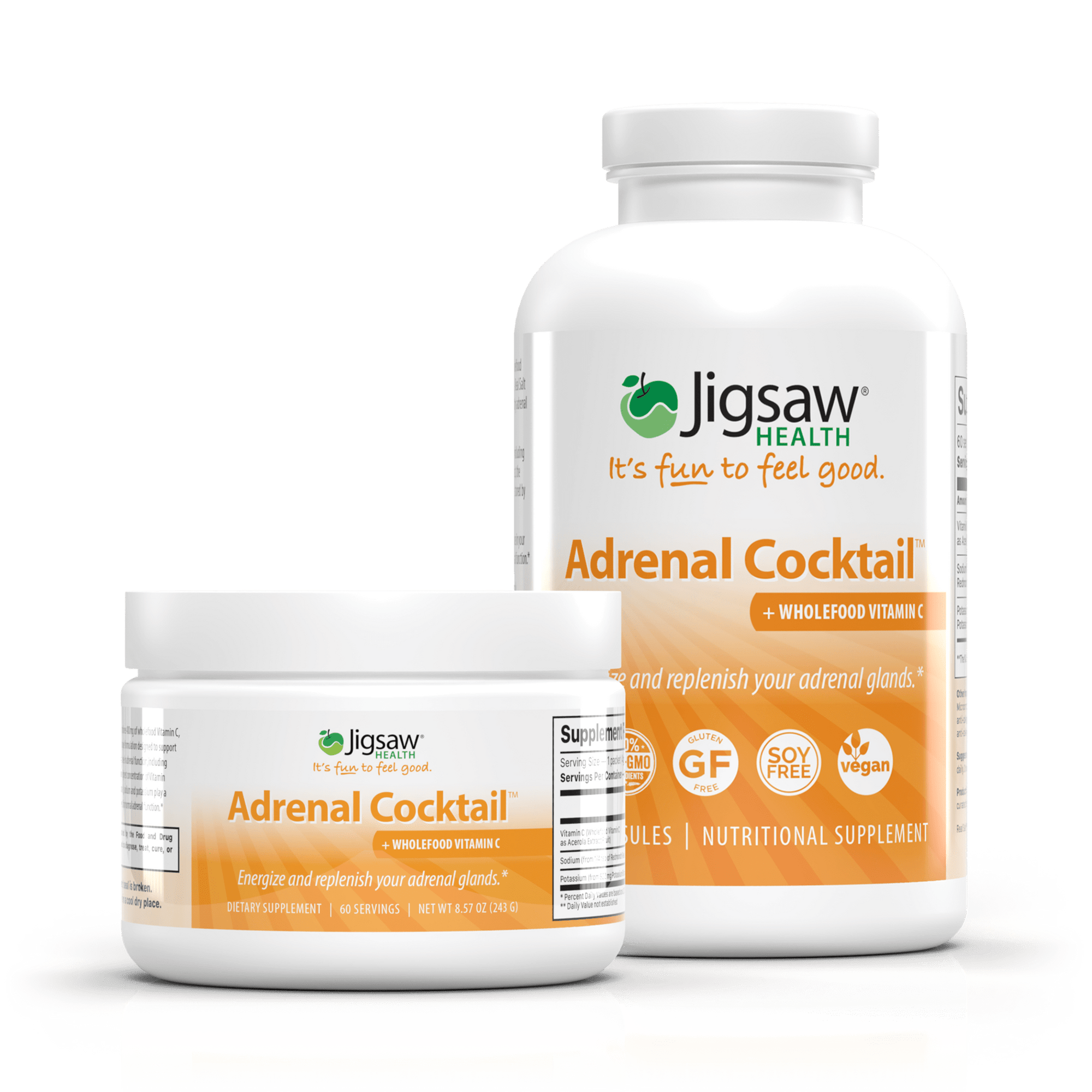 Jigsaw Adrenal Cocktail™ + Wholefood Vitamin C