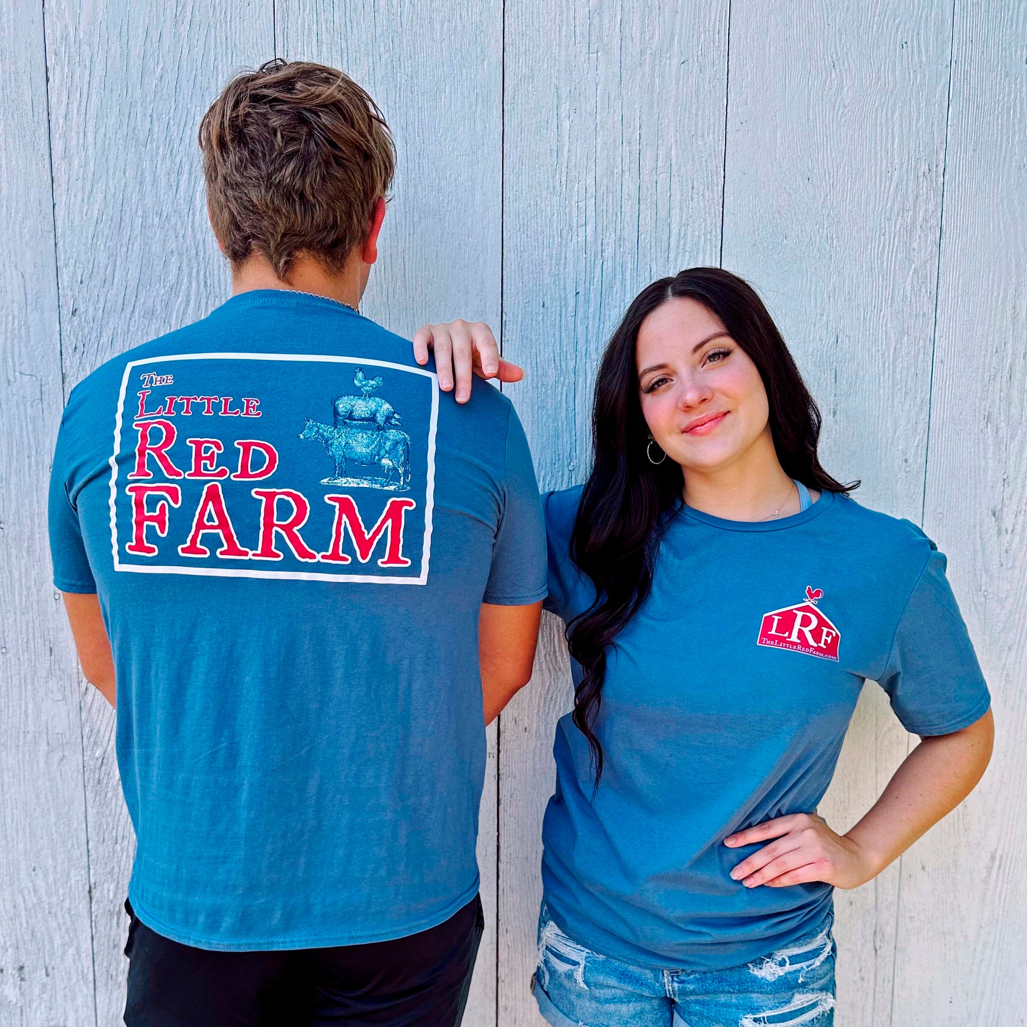 Blue Little Red Farm Shirt