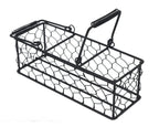 Chicken Wire Caddy for 3 Pint Mason Jars