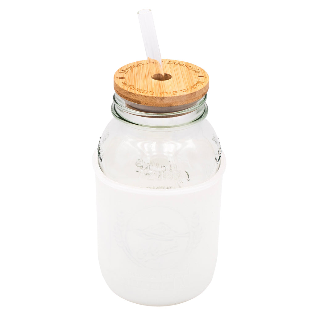 Azure Standard 32oz Regular Mouth Quart Mason Jar