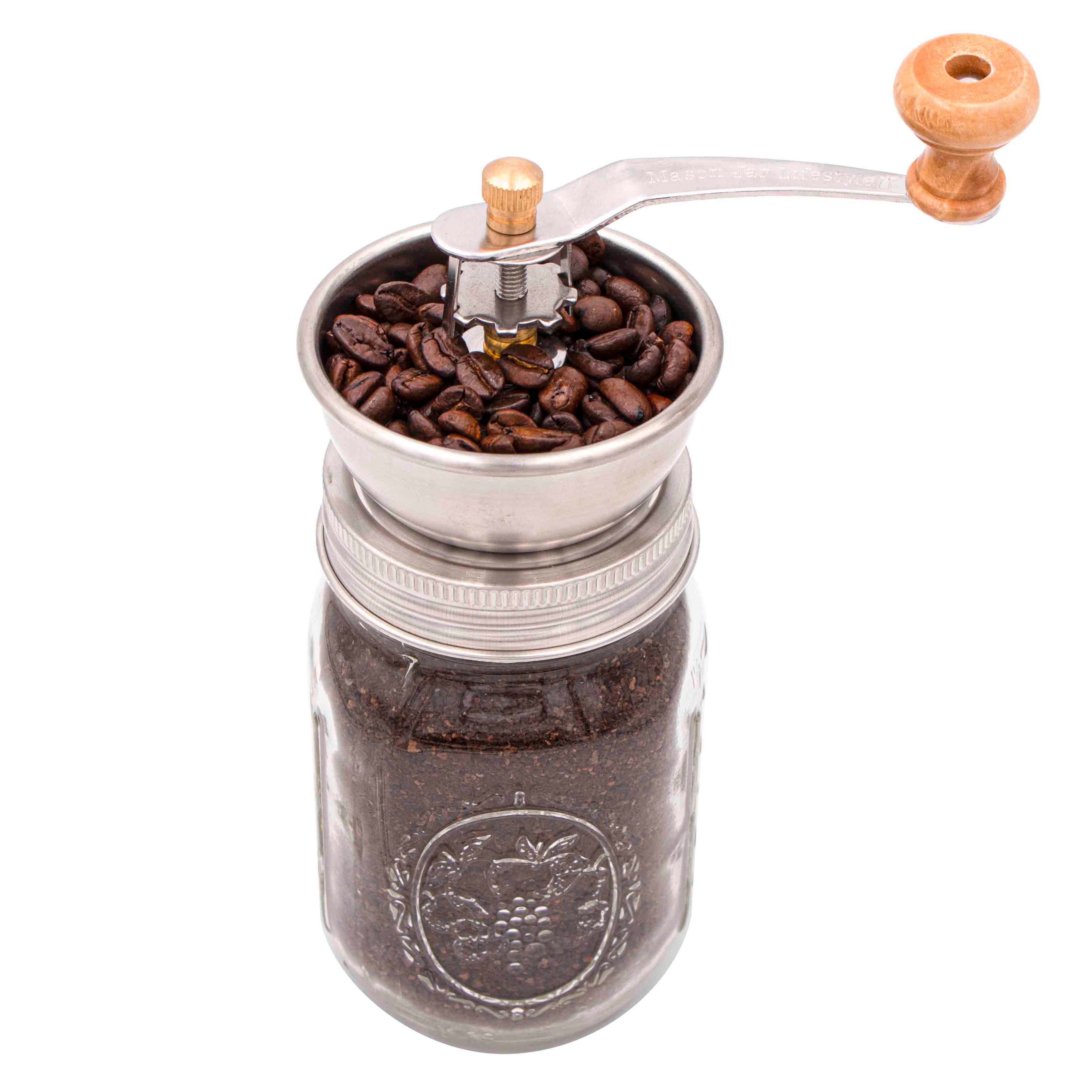 Mason Jar Lifestyle Coffee and Spice Grinder Lid - Thumbnail 4