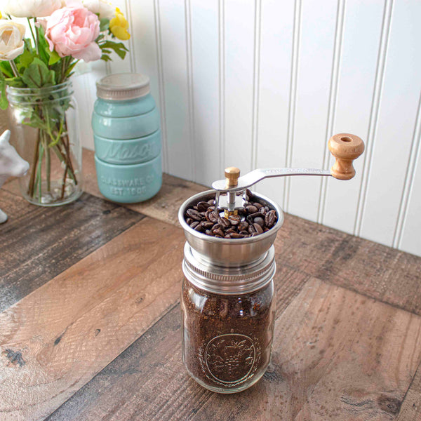 Coffee and Spice Grinder Lid for Mason Jars