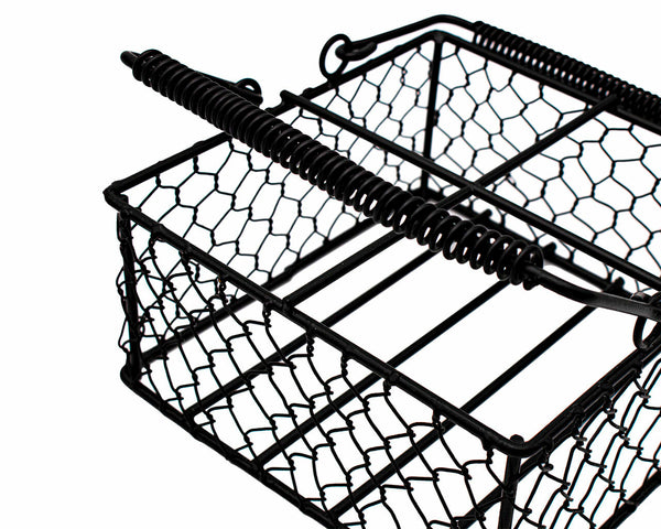 Chicken Wire Caddy for 4 Pint Mason Jars