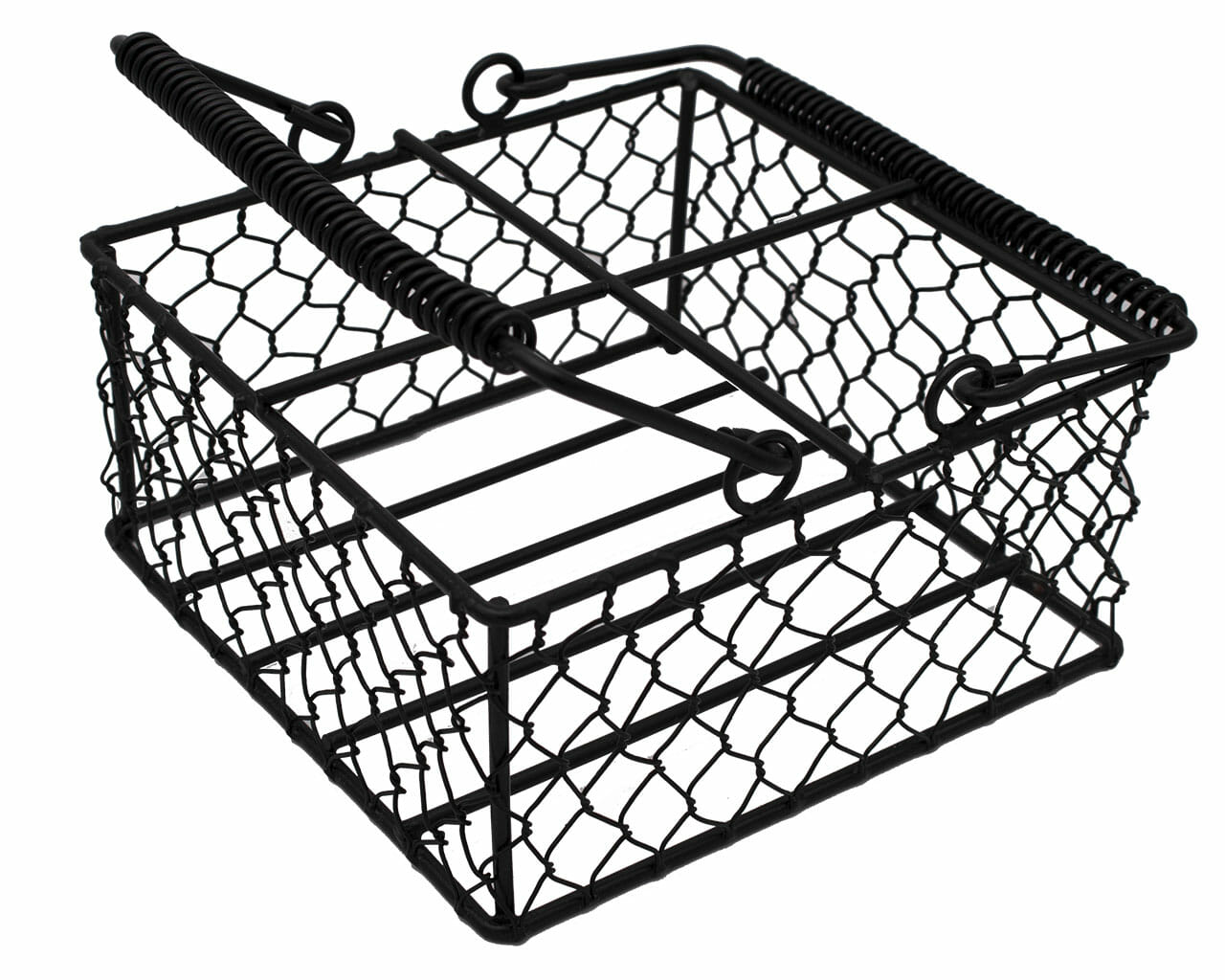 Chicken Wire Caddy for 4 Pint Mason Jars