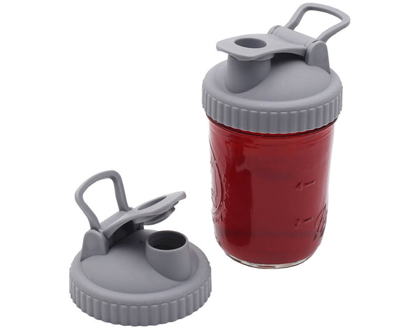 Pour & Store Shaker Lid with Carry Loop for Mason Jars