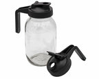 Pour & Store Pitcher Lid with Handle for Mason Jars