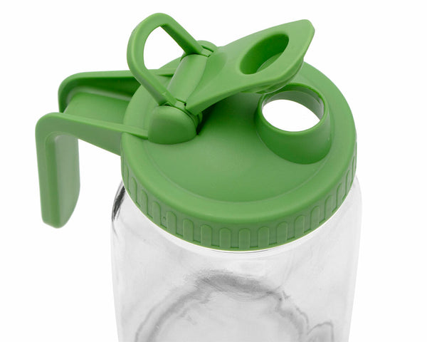 Pour & Store Pitcher Lid with Handle for Mason Jars