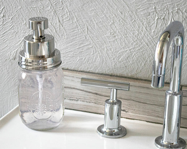 Foaming Soap Pump Dispensers for Regular Mouth Mason Jars