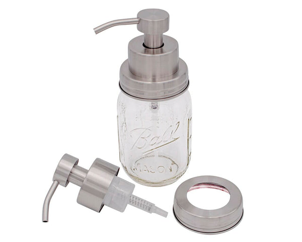 Foaming Soap Pump Dispensers for Regular Mouth Mason Jars