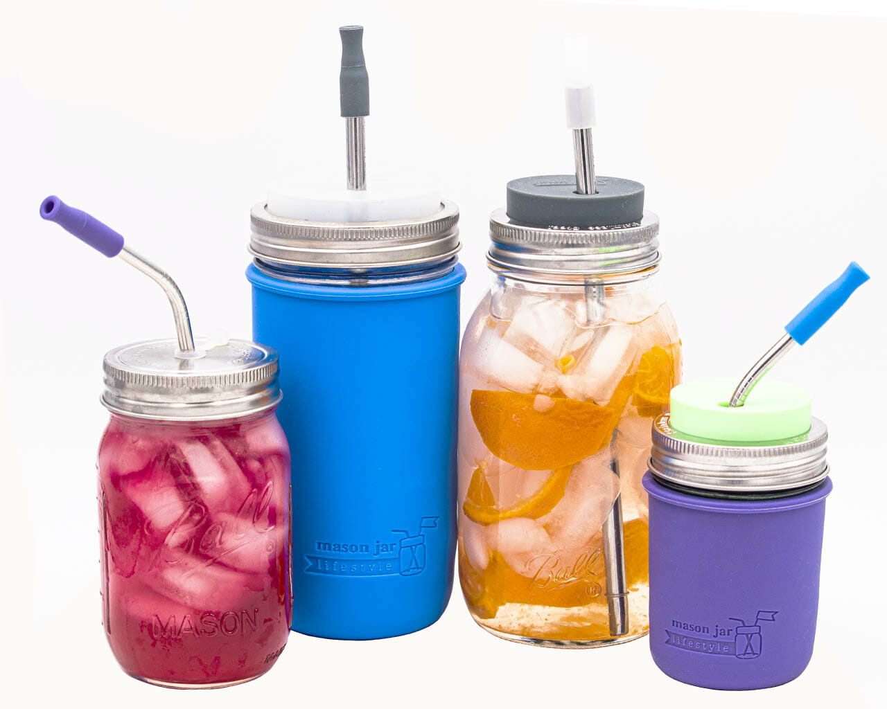 12 Pack Silicone Straw Tips for Reusable Straws