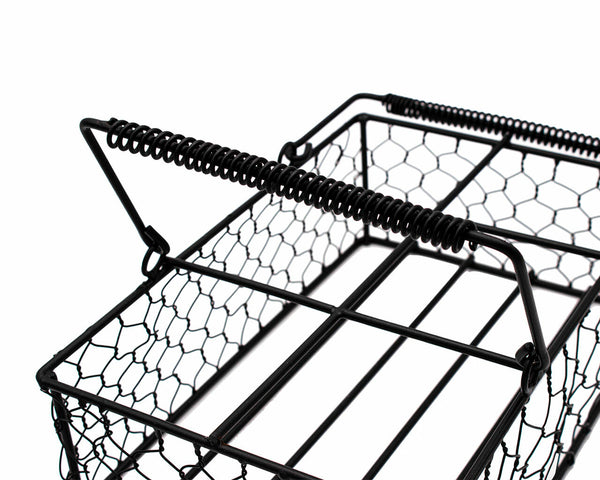 Chicken Wire Caddy for 6 Pint Mason Jars