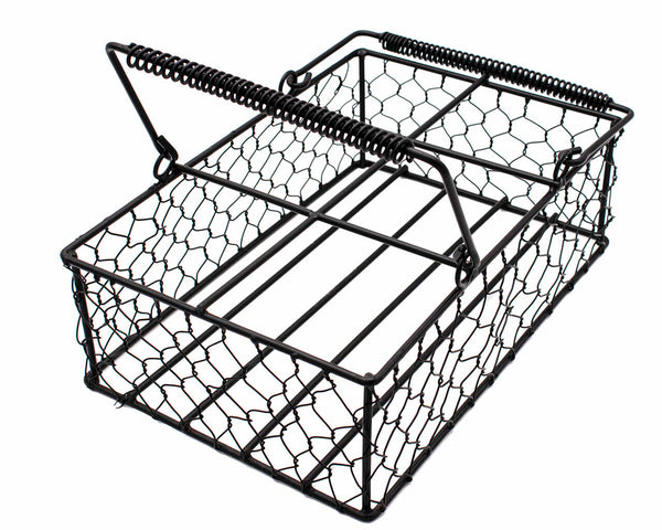 Chicken Wire Caddy for 6 Pint Mason Jars