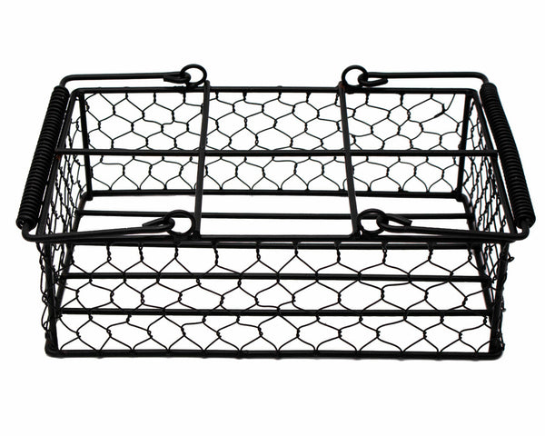 Chicken Wire Caddy for 6 Pint Mason Jars