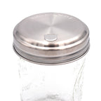 Sugar Dispensing Stainless Steel Lids for Mason Jars 2 Pack