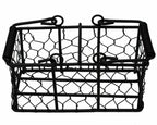 Chicken Wire Caddy for 2 Half Pint 8oz Mason Jars