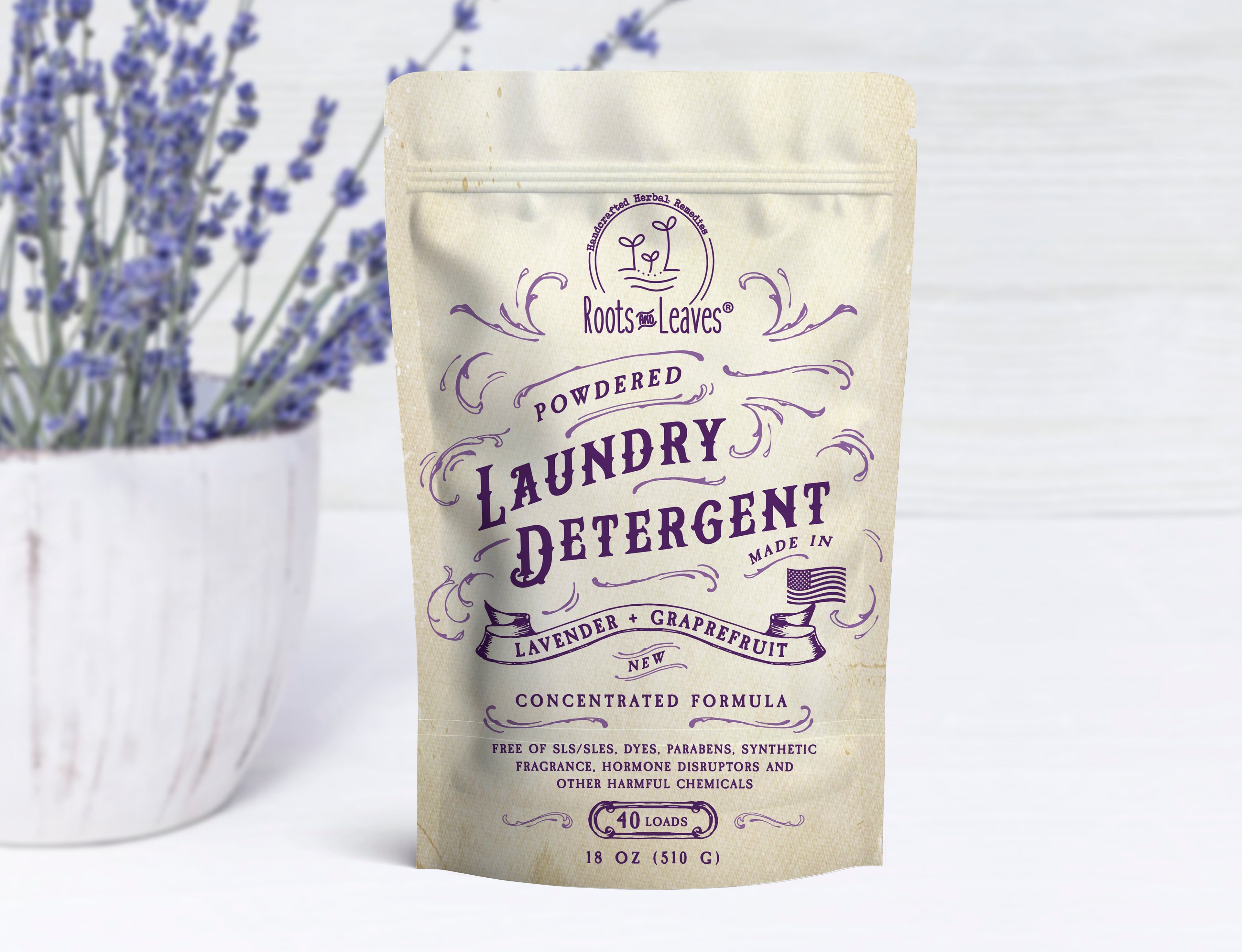 Clean Powdered Laundry Detergent